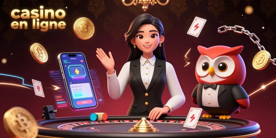 Experience casino en ligne excitement with a charming dealer duo and vibrant game elements.