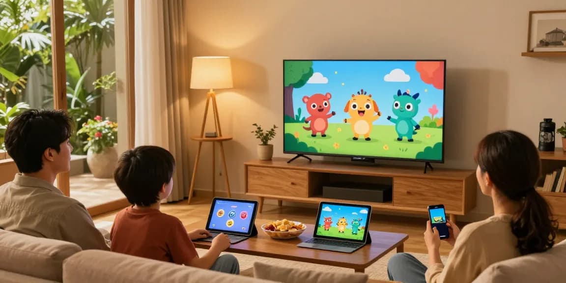 DODO IPTV brings quality streaming experience to families enjoying educational content together.