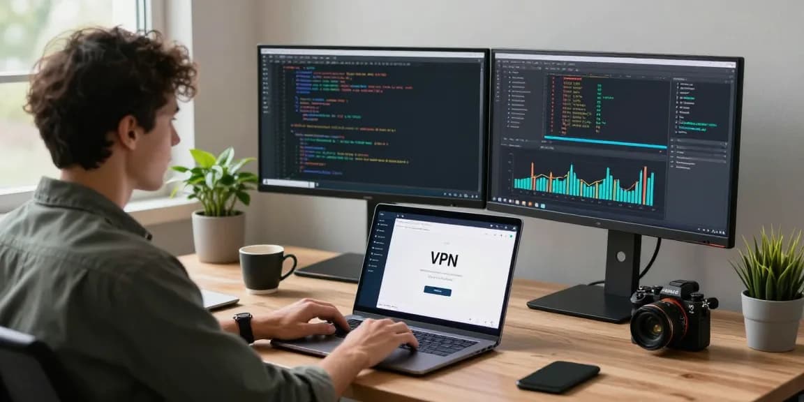 快连用户在现代办公环境中使用VPN应用，享受稳定快速的网络连接体验。