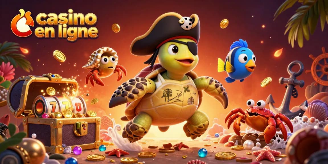 Jouez et gagnez au casino en ligne avec des personnages passionnants dans une scène sous-marine dynamique.