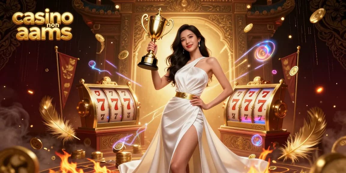 Scopri l'emozione dei casino non aams con una straordinaria illustrazione 3D che mostra vittoria e lusso.