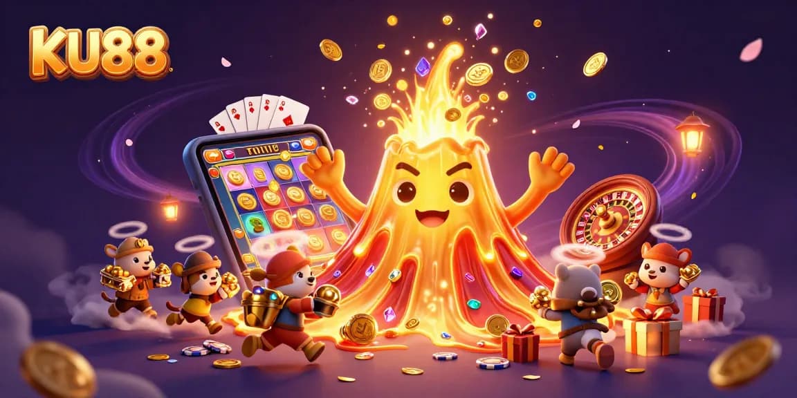 Experience excitement with KU88 as fortune erupts from a golden volcano.