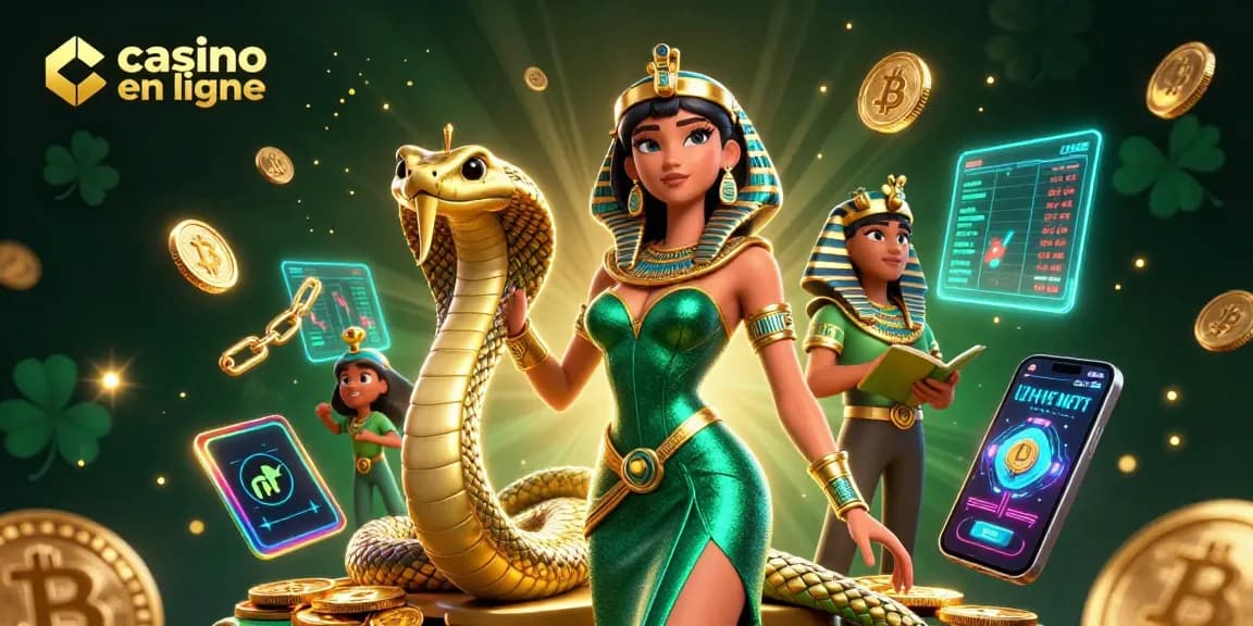 Participez à un gameplay passionnant au casino en ligne avec des visuels 3D dynamiques mettant en vedette des pièces et des personnages.