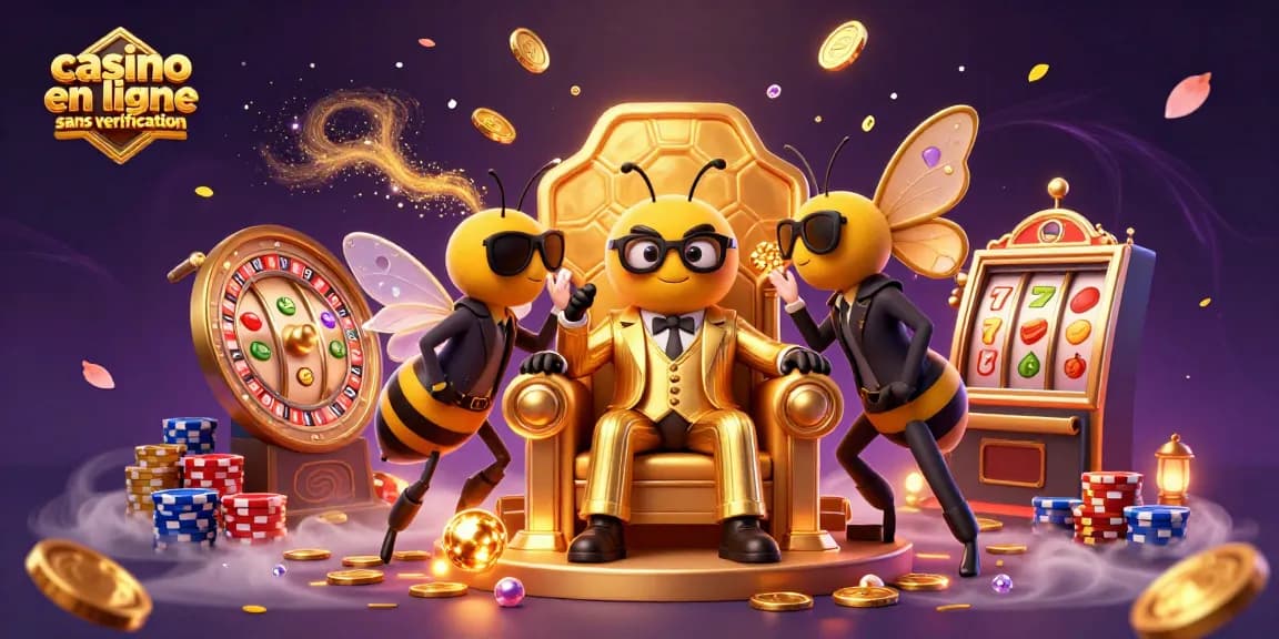 Gagnez au casino en ligne sans vérification avec cette illustration captivante et dynamique.