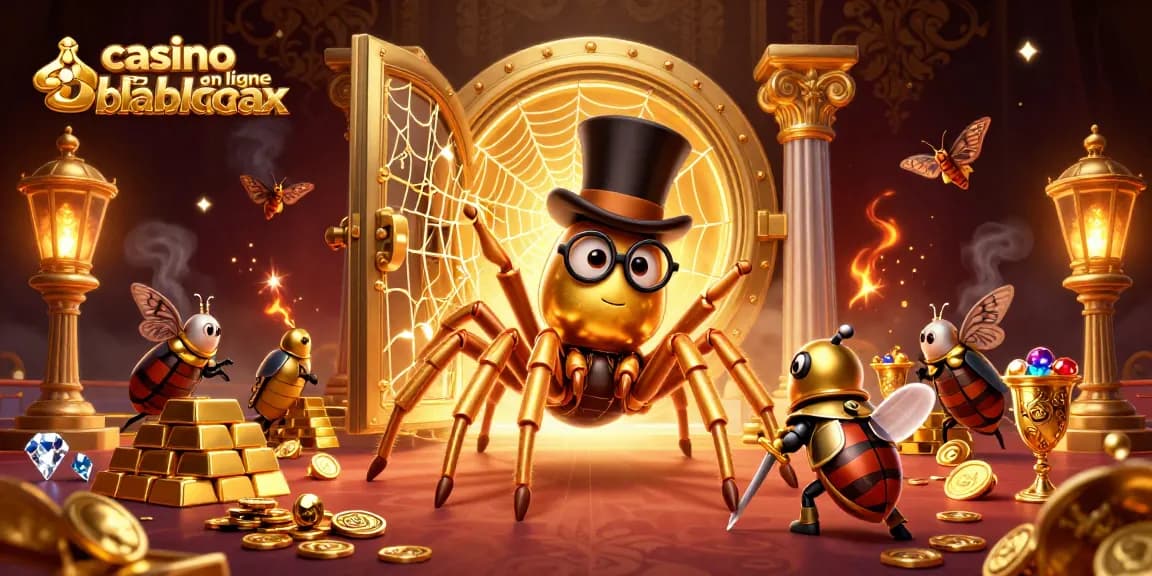 Les joueurs s'engagent dans un casino en ligne blackjack animé avec des éléments de jeu scintillants.