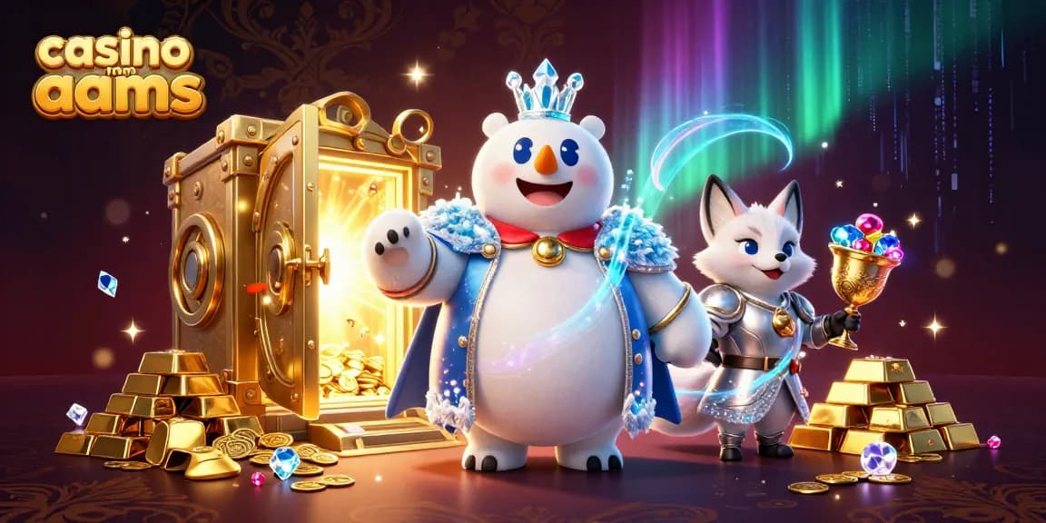 Immergiti in emozionanti avventure dei casinò non AAMS con un orso polare e una volpe delle nevi tra i tesori