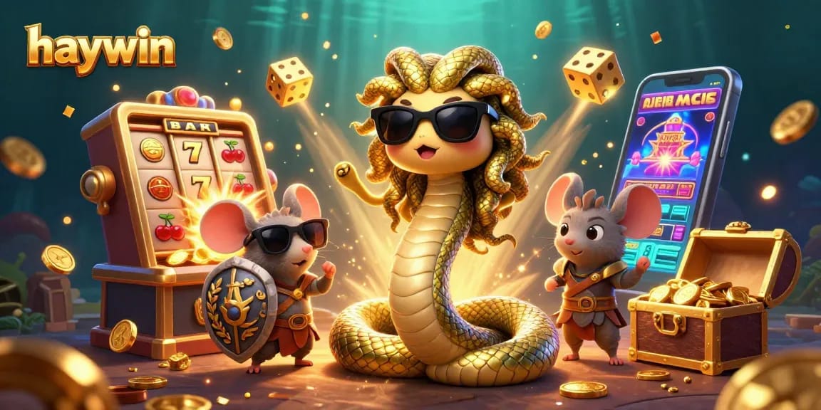 Experience the vibrant world of Haywin with a dynamic casino scene bursting with excitement and rewards.