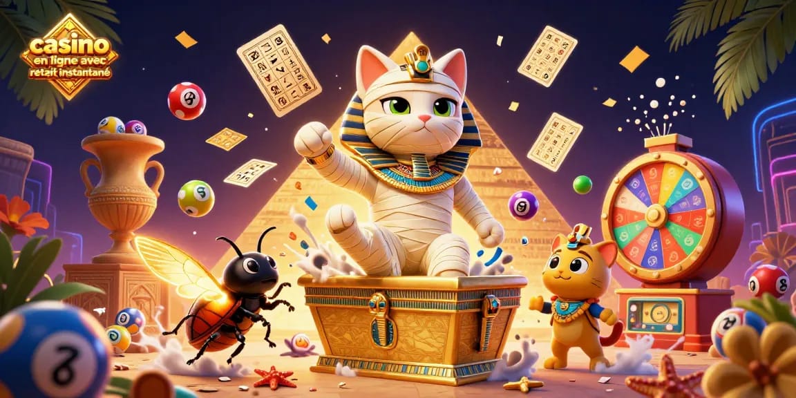 Jouez sur un casino en ligne avec retrait instantané en découvrant une ambiance colorée et dynamique.