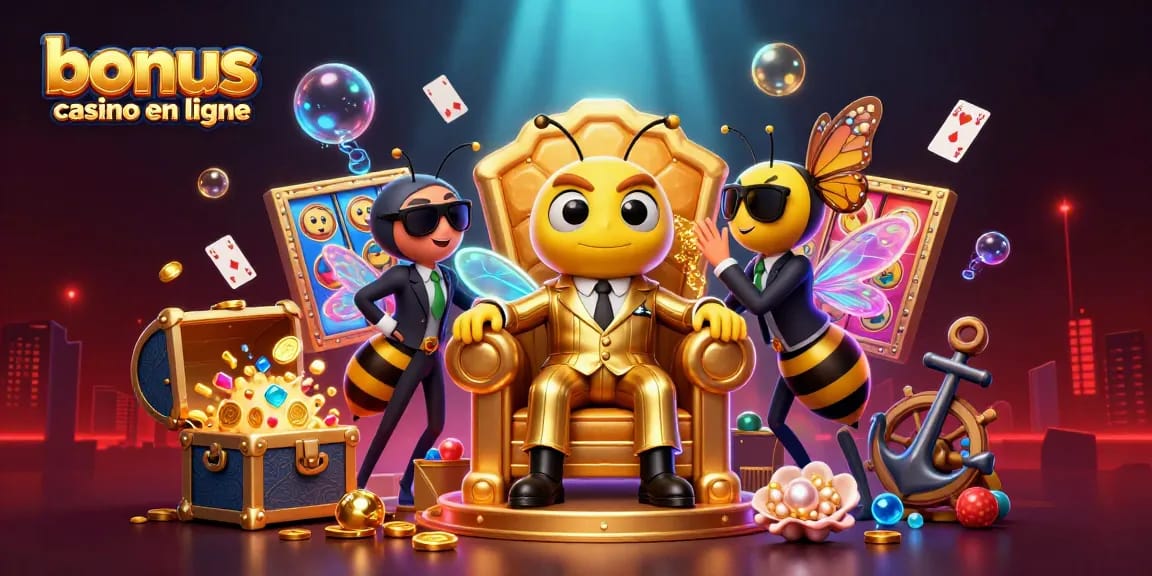 Profitez d'une aventure dans le bonus casino en ligne avec des personnages animés et des éléments de jeu dynamiques.