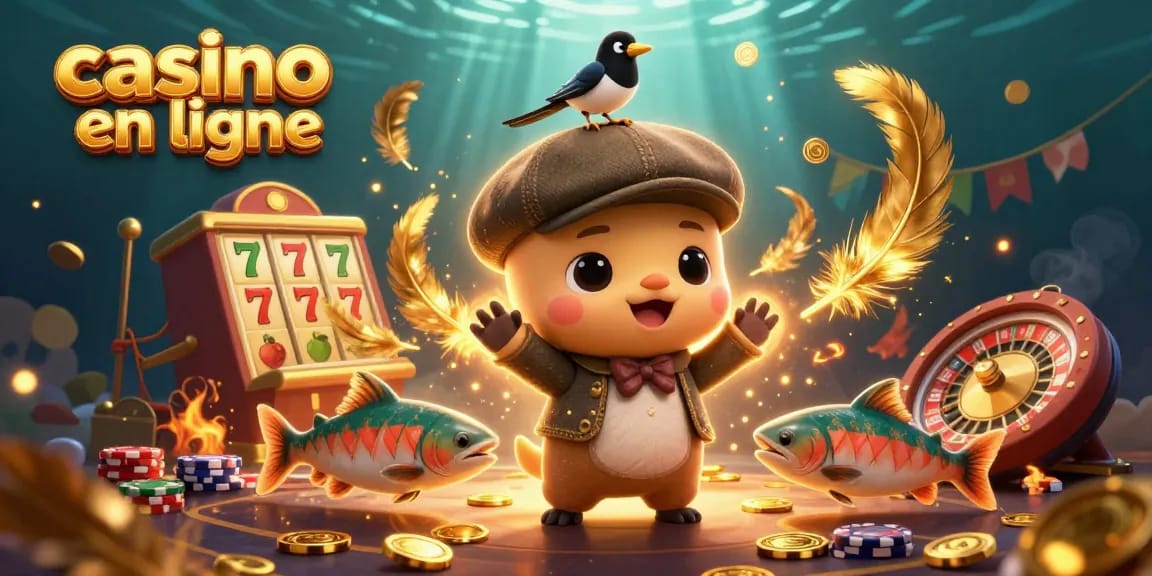 Jouez à des jeux captivants au casino en ligne avec une scène festive et immersive.