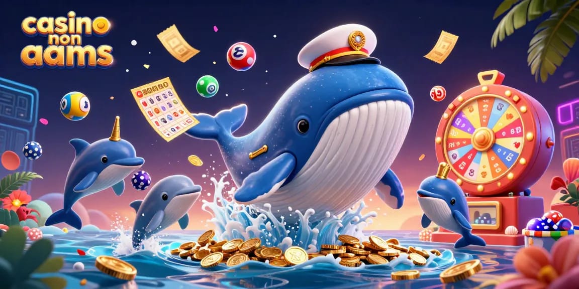 Unisciti all'emozione dei casinò non AAMS con simboli vibranti della lotteria e personaggi animati.