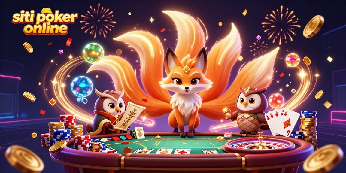 Gioca a siti poker online con maestosi personaggi ed emozionanti elementi del casinò che brillano.