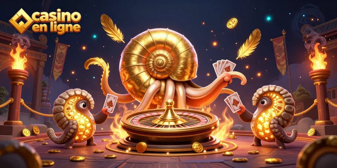 Jouez aux meilleurs jeux de casino en ligne dans un univers captivant riche en détails.