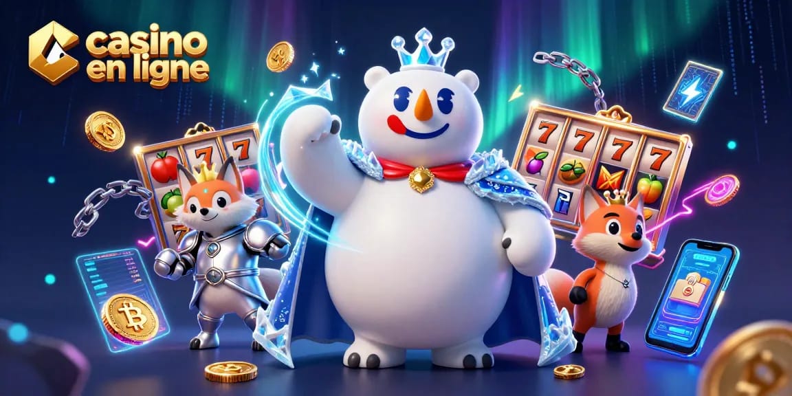 Gagnez gros au casino en ligne avec des illustrations 3D immersives d'éléments de jeu passionnants.