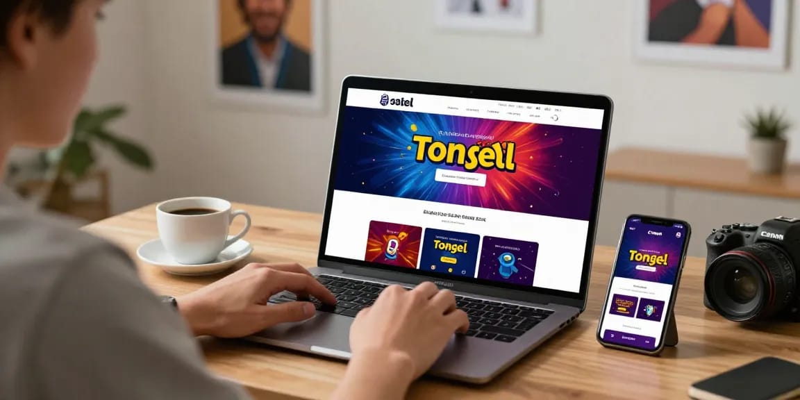 Pengguna RATUTOGEL menikmati pengalaman taruhan online di laptop dengan antarmuka menarik dan suasana nyaman.