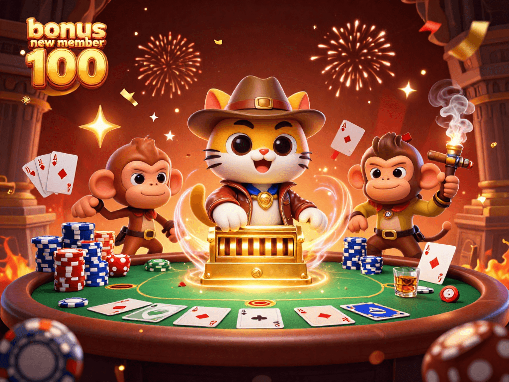 Experience big wins with our bonus new member 100 at the exciting slot tournament!