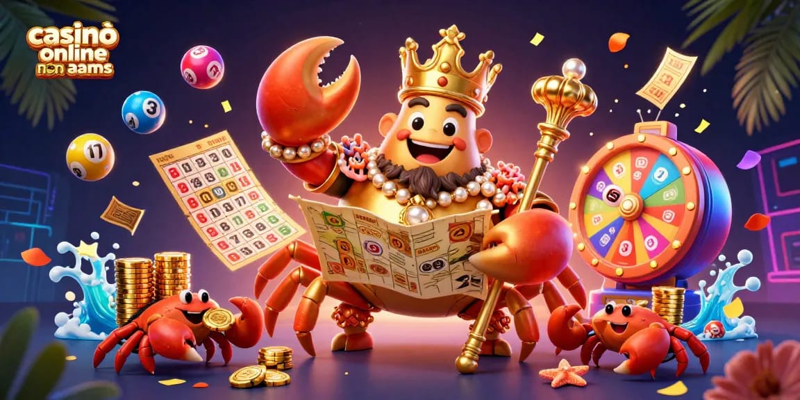 Scopri i casinò online non AAMS con il granchio imperatore e divertenti premi ricchi.