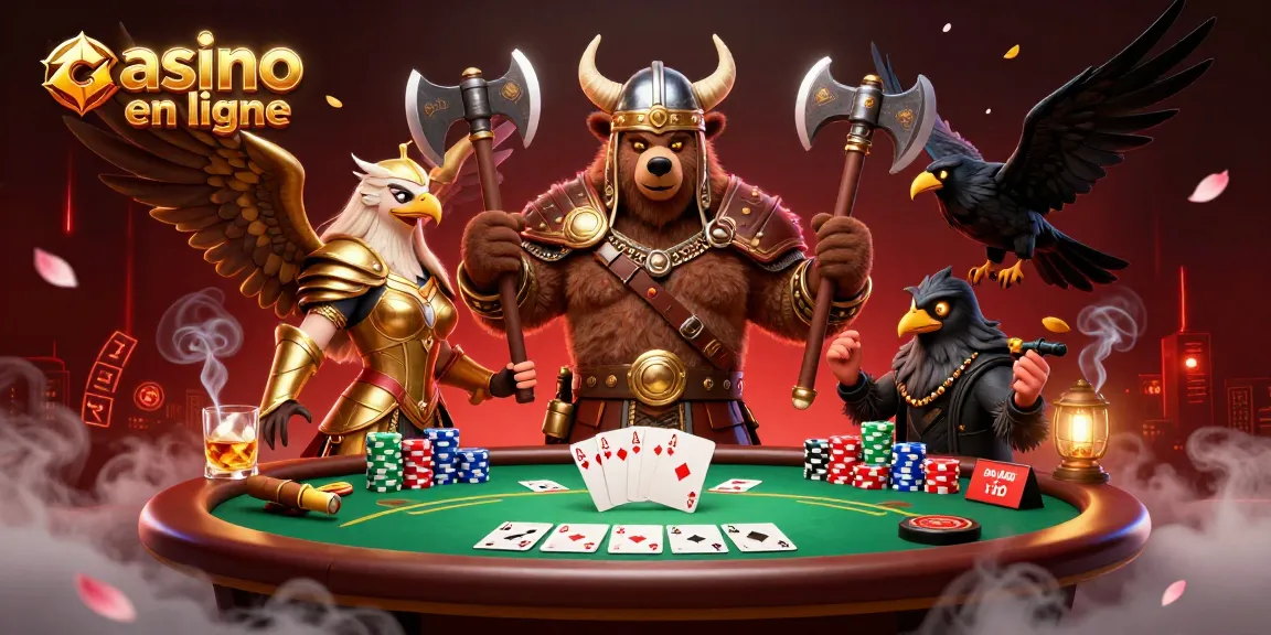 Participez à l'aventure des casinos en ligne avec des personnages 3D dynamiques et des éléments de jeu vibrants.