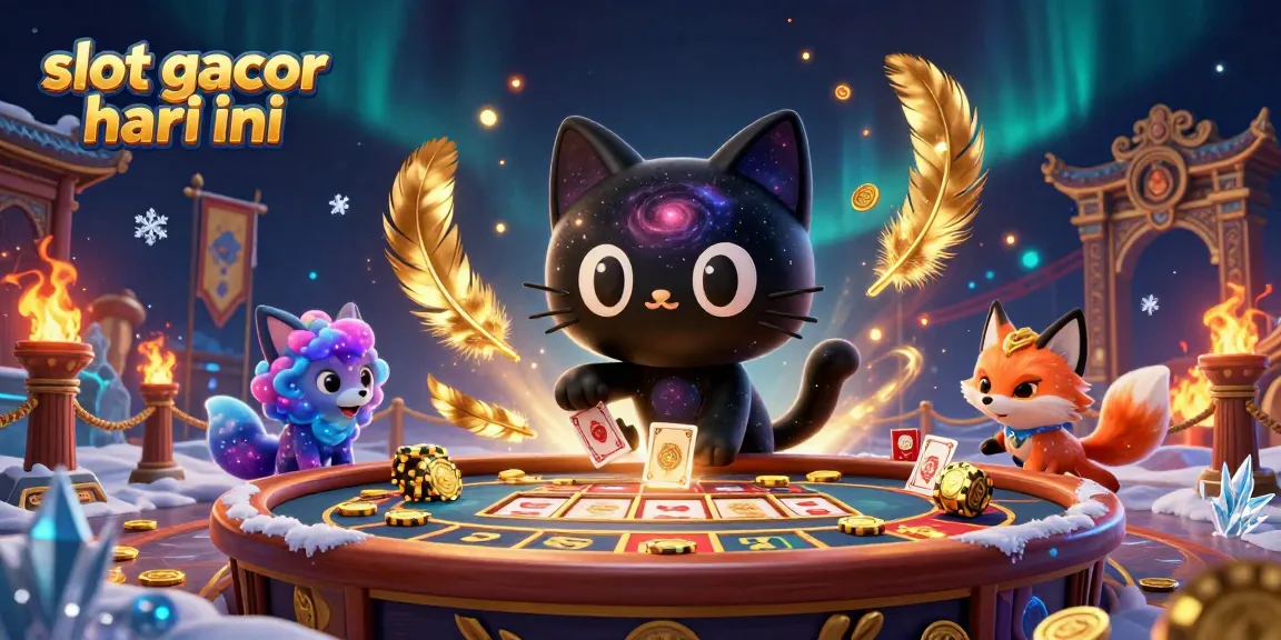 Experience the thrill of slot gacor hari ini with cosmic elements and dazzling casino visuals.