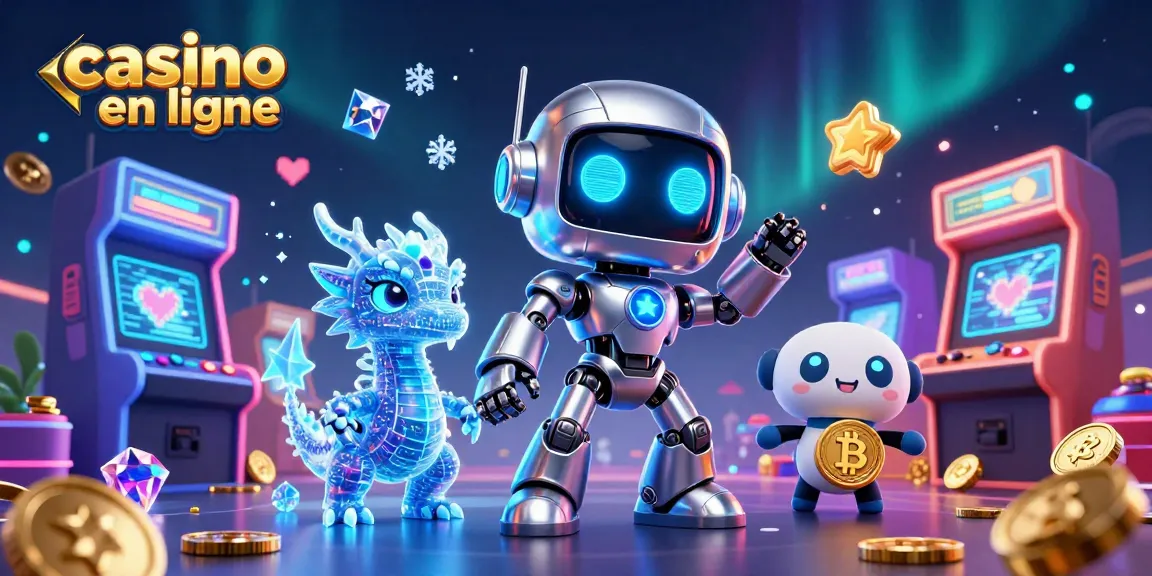 Participez à une expérience de jeu passionnante de casino en ligne avec une illustration digitale amusante sur le thème cyberpunk.