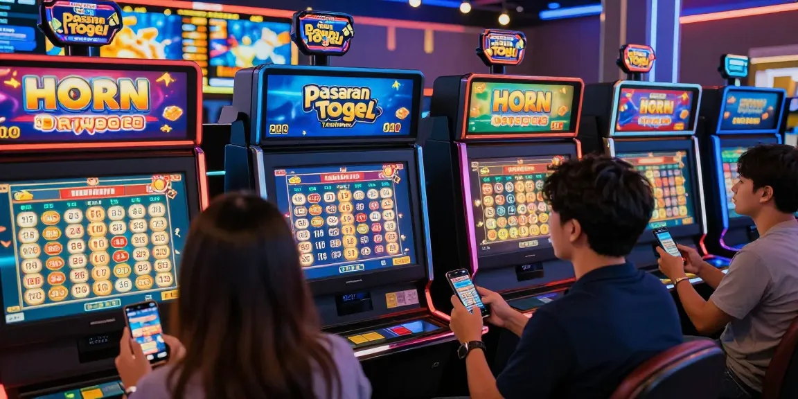 Dynamic online gaming with Pasaran Togel Terlengkap showcasing players betting on lottery results.