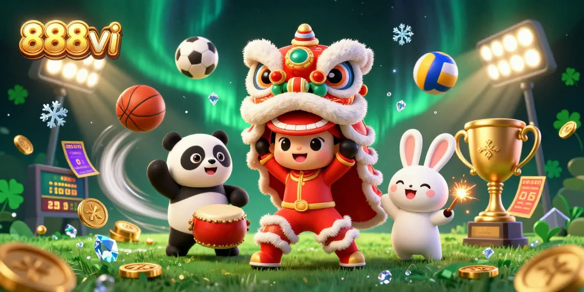 Experience thrilling bets at 888vi casino with energetic characters and dynamic sports elements.