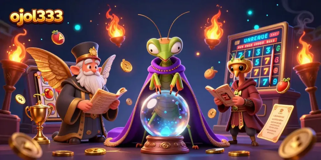 Engage in thrilling gameplay with ojol333 as mystical fortune teller characters enchant the gaming experience.