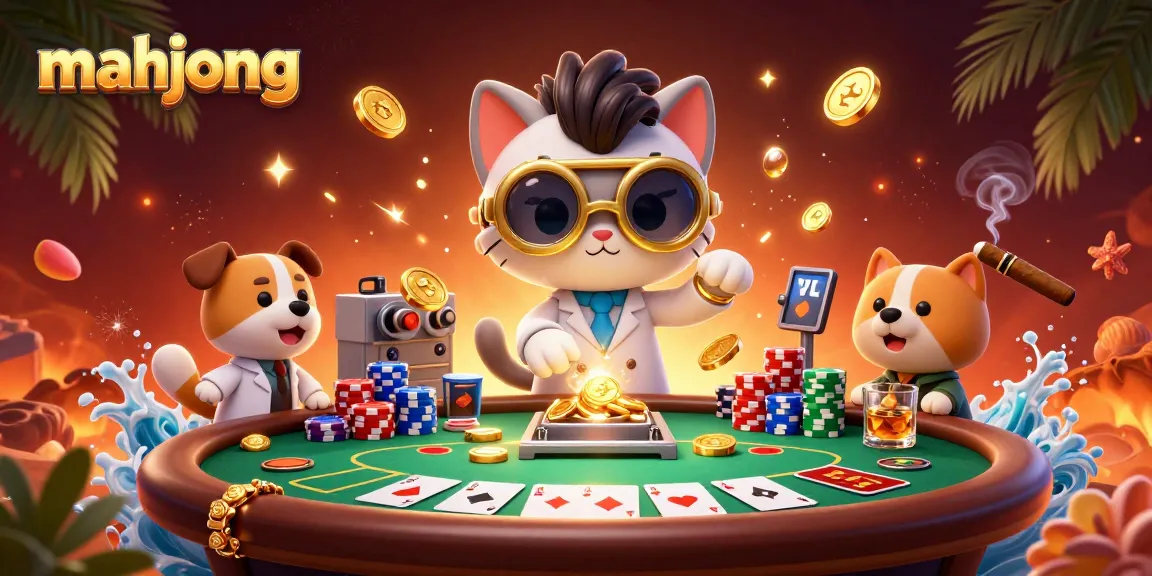 Challenge your skills in mahjong while navigating vibrant casino scenes packed with excitement.