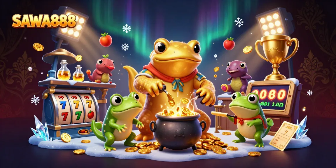 Experience SAWA888’s thrilling slot adventures with gold coins and vibrant animations in 3D.