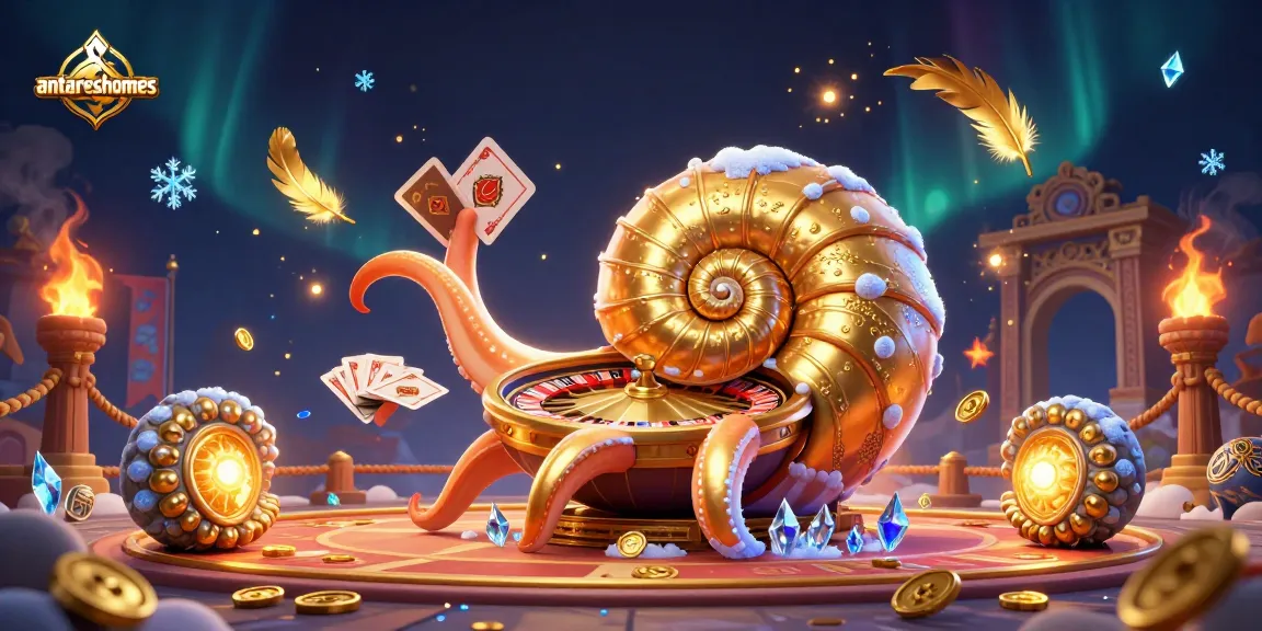 Experience thrilling gaming at antareshomes with an enchanting cartoon casino scene.