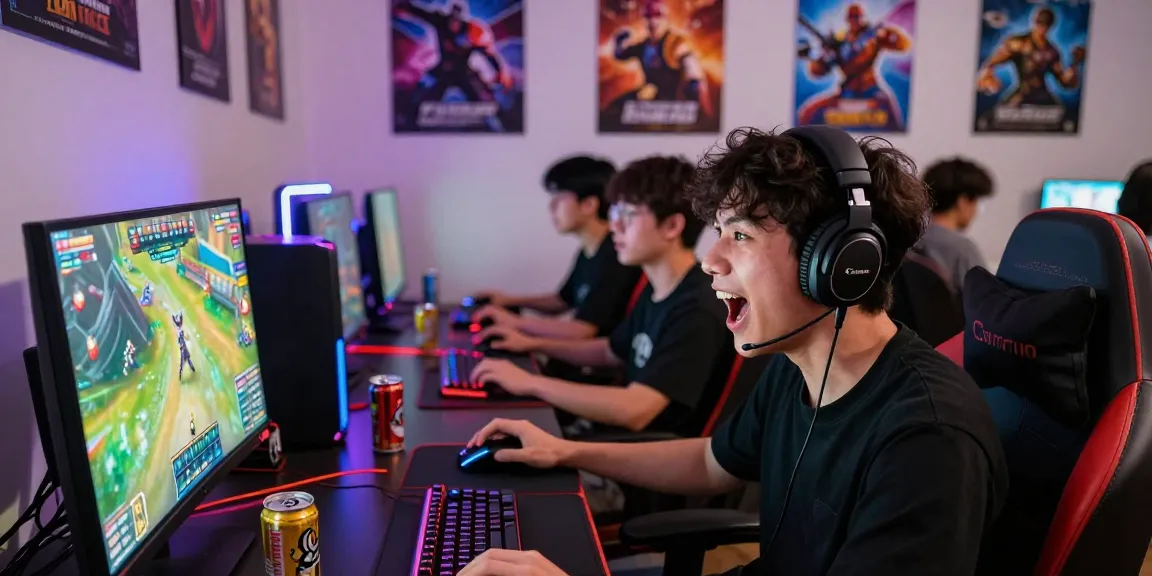 Exciting online gaming scene featuring players immersed in 7meter multiplayer action.