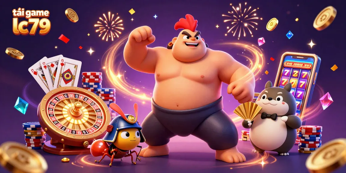 Tải game lc79 với hình ảnh sinh động từ các nhân vật vui nhộn trong sòng bài ảo.