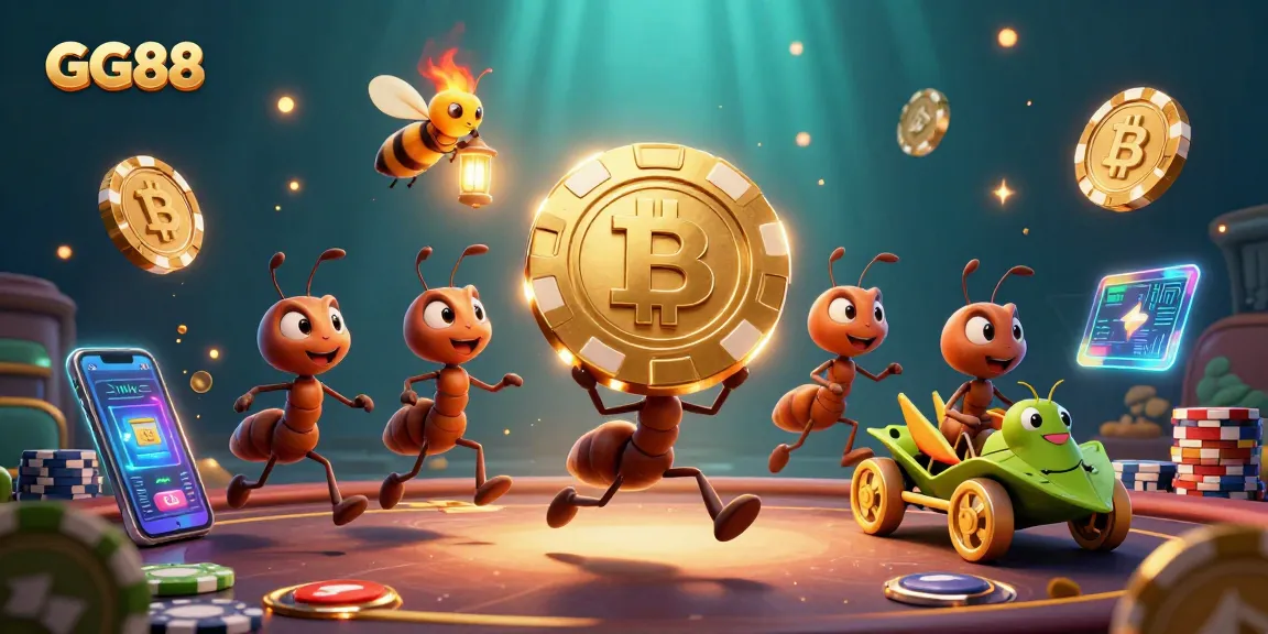 Experience exciting gameplay at GG88 with poker chip heist features and rich casino elements.