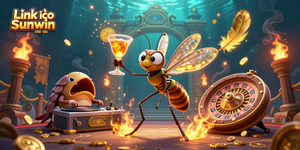 Win big with Link vào Sunwin chính thức as vibrant casino characters come to life in a dynamic scene.