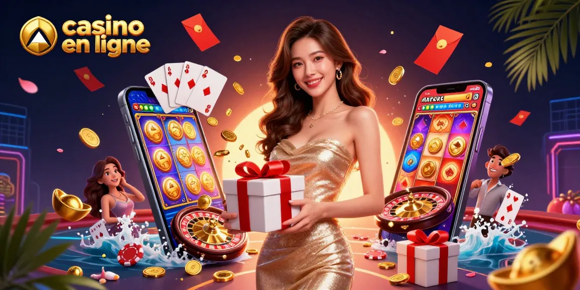 Participez aux sensations du jeu en ligne avec le casino en ligne, mettant en avant des personnages vibrants et des éléments festifs.