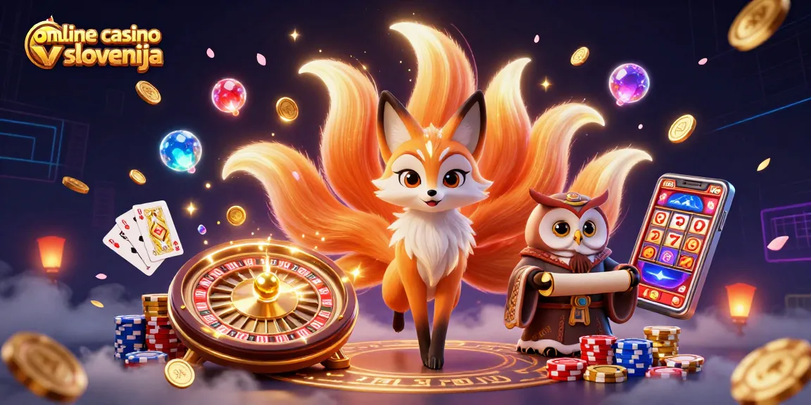 V vibrantni 3D ilustraciji "online casino v slovenija" oživljajo skrivnostni duhovi in igre z energičnimi svetlobnimi efekti.